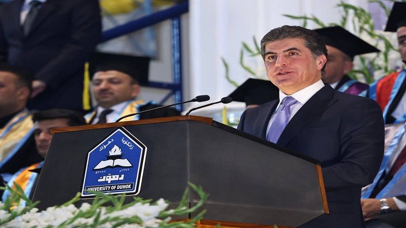 سەرۆک نێچیرڤان بارزانى: لایه‌نه‌ عێراقییه‌كان ده‌بێ وانه‌ و په‌ند له‌ هه‌ڵه‌كانى ڕابردوو وه‌ربگرن